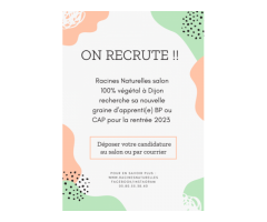 RECHERCHE APPRENTI(E)