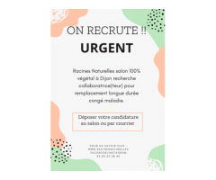 URGENT RECHERCHE COIFFEUR(SE )